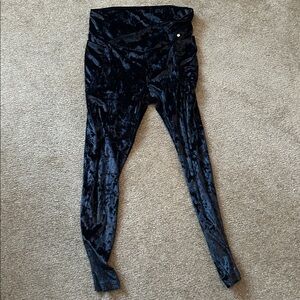 Fabletics Velvet Black Leggings